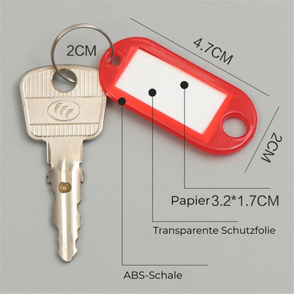 Schlüsselbund Etiketten